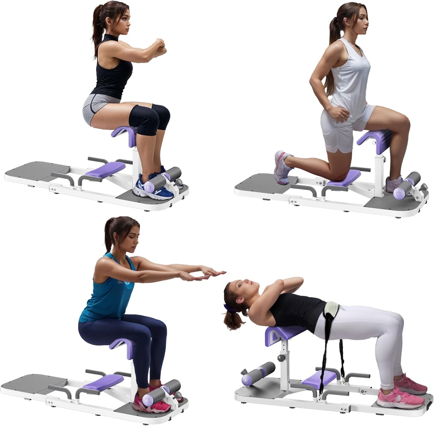 A home for hip thrust and squat machines - a multi-functional gluteal muscle builder