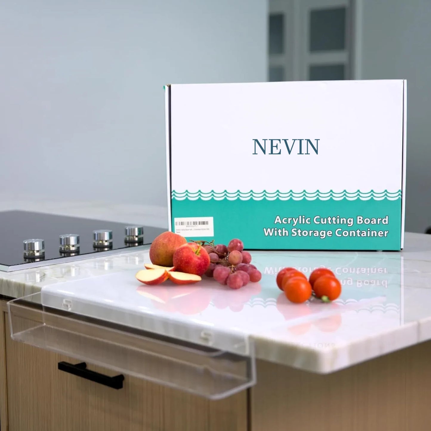 Kitchen Countertop Non-Slip Transparent Cutting Board