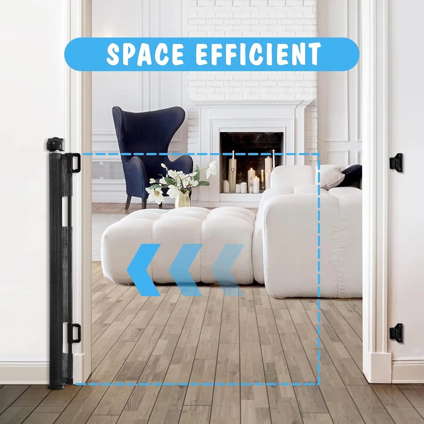 Retractable Baby Gate