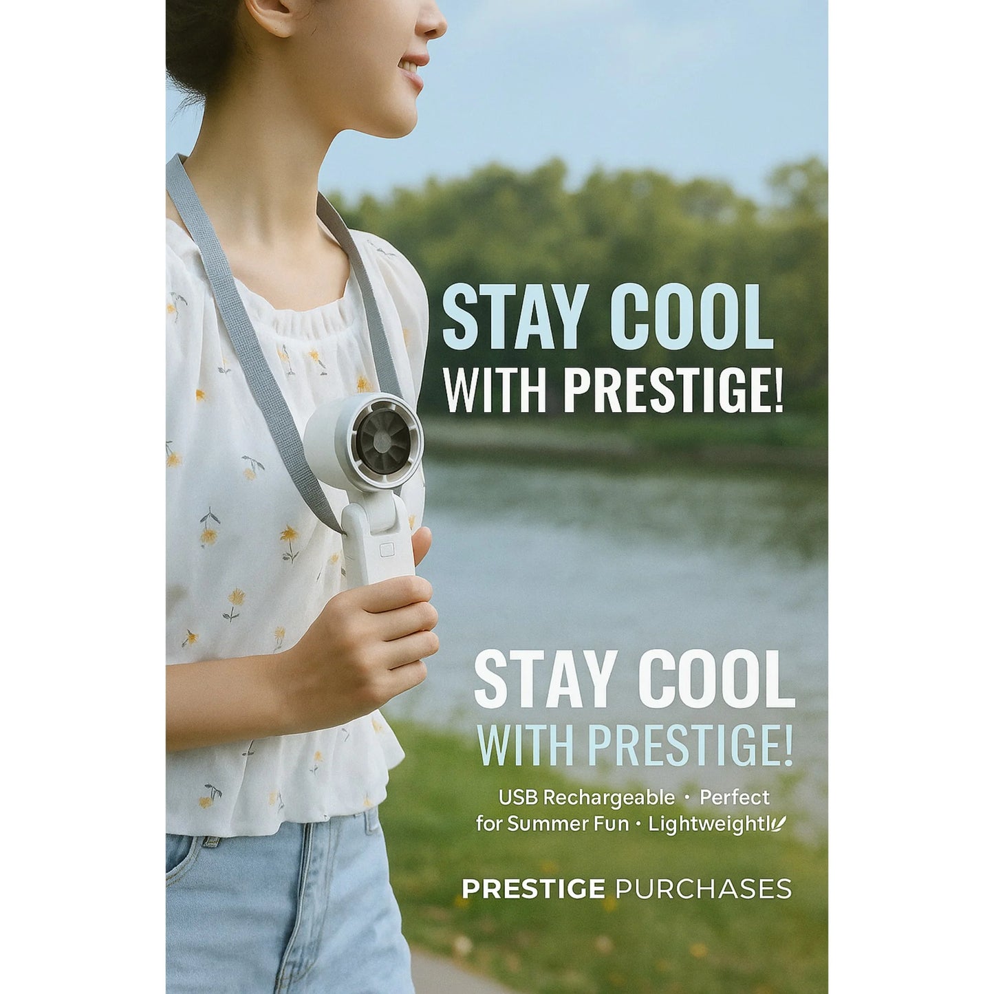 Portable Neck Fan Breeze