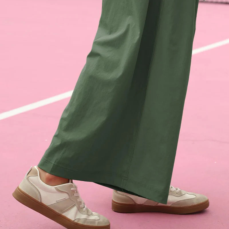 🌞Casual Cropped Wide-Leg Beach Pants